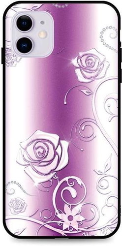 TopQ iPhone 11 silicone Abstract Roses 48913 - Phone Cover - Main image