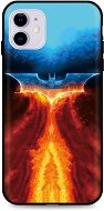 TopQ iPhone 11 silikón Fiery Batman 48899 - Kryt na mobil