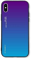TopQ LUXURY iPhone XS pevný dúhový purpurový 48877 - Kryt na mobil