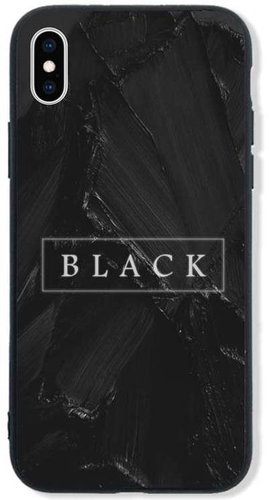 TopQ LUXURY iPhone XS hard Black 48869 - Phone Cover - Main image