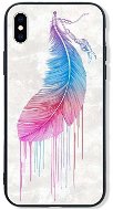 TopQ LUXURY iPhone XS Hard Feather 48861 - Phone Cover