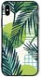 TopQ LUXURY iPhone XS hard Green Leaves 48854 - Phone Cover
