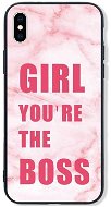 TopQ LUXURY iPhone XS hard Girl Boss 48841 - Phone Cover