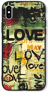 TopQ LUXURY iPhone XS hard Love 48837 - Phone Cover