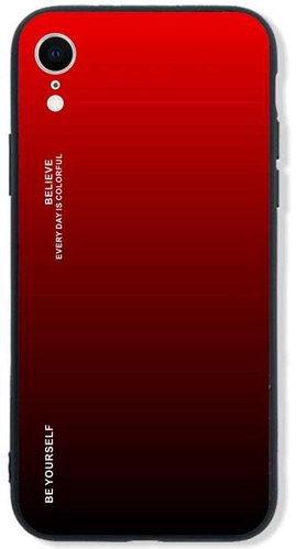 TopQ LUXURY iPhone XR solid rainbow red 48774 - Phone Cover - Main image