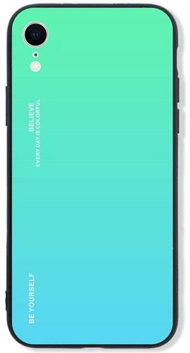 TopQ LUXURY iPhone XR solid iridescent green 48771 - Phone Cover - Main image