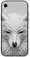 TopQ LUXURY iPhone XR solid White wolf 48766 - Phone Cover