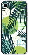 TopQ LUXURY iPhone XR hard Green Leaves 48745 - Phone Cover