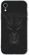 TopQ LUXURY iPhone XR solid Black wolf 48740 - Phone Cover
