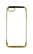 TopQ Frame iPhone 8 silicone gold 48570 - Phone Cover