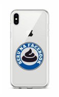 TopQ iPhone XS silicone Facebook 48524 - Phone Cover