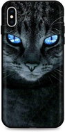 TopQ iPhone XS silicone Dark Cat 49199 - Phone Cover