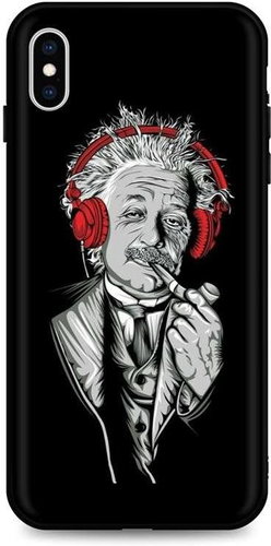 TopQ iPhone XS silicone Albert Einstein 49195 - Phone Cover - Main image