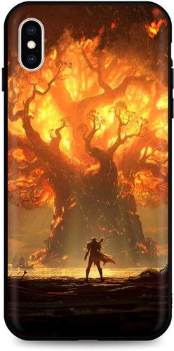 TopQ iPhone XS silicone Warcraft 49191 - Phone Cover - Main image