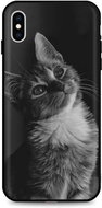 TopQ iPhone XS silicone Cute Cat 49190 - Phone Cover