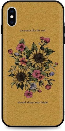 TopQ iPhone XS silicone Bouquet 49185 - Phone Cover - Main image