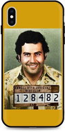 TopQ iPhone XS silicone Pablo Escobar 49201 - Phone Cover