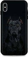 TopQ iPhone XS silicone Dark Pitbull 49200 - Phone Cover