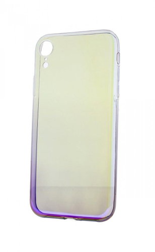 TopQ iPhone XR silicone Ombre Glaze purple dark 48532 - Phone Case - Main image