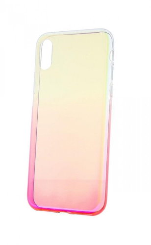 TopQ iPhone XS silicone Ombre Glaze pink 48528 - Phone Case - Main image
