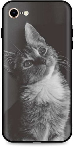 TopQ iPhone SE 2020 silicone Cute Cat 49312 - Phone Cover - Main image