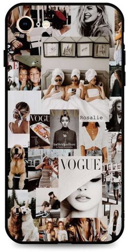 TopQ iPhone SE 2020 silicone VOGUE 49305 - Phone Cover - Main image