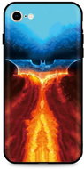 TopQ iPhone SE 2020 silicone Fiery Batman 49281 - Phone Cover