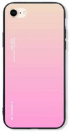 TopQ LUXURY iPhone SE 2020 solid rainbow apricot 49262 - Phone Cover