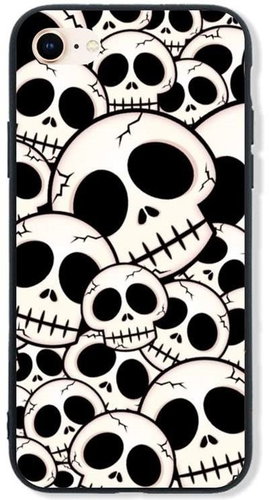 TopQ LUXURY iPhone SE 2020 hard Skulls 49245 - Phone Cover - Main image