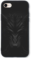 TopQ LUXURY iPhone SE 2020 solid Black Wolf 49231 - Phone Cover