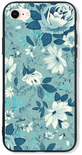 TopQ LUXURY iPhone SE 2020 Hard Retro Flowers 49064 - Phone Cover - Main image