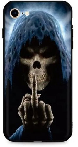 TopQ iPhone SE 2020 silicone Fuck Off 49063 - Phone Cover - Main image