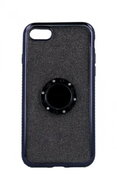 TopQ iPhone SE 2020 silicone Diamond Black 49347 - Phone Cover