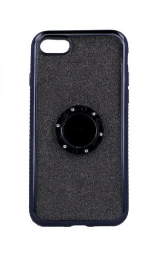 TopQ iPhone SE 2020 silicone Diamond Black 49347 - Phone Cover - Main image
