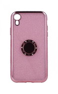 TopQ iPhone XR silicone Diamond pink 49343 - Phone Cover