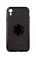 TopQ iPhone XR silicone Diamond black 49341 - Phone Cover