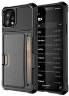 TopQ iPhone 11 Silicone Credit Card Black 49467 - Phone Cover