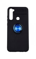TopQ Xiaomi Redmi Note 8T silicone black with blue ring 47063 - Phone Case