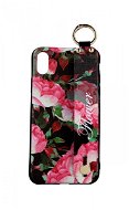 TopQ iPhone XS silikón Retro Flower 2 49522 - Kryt na mobil