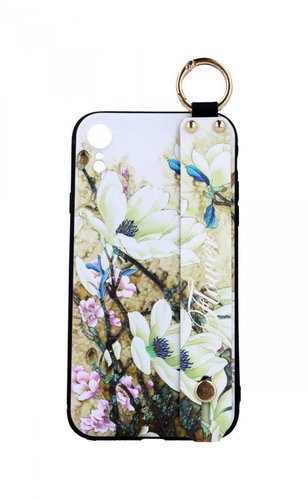 TopQ iPhone XR silicone Retro Flower 1 49520 - Phone Cover - Main image