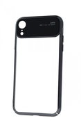 TopQ iPhone XR Silicone Lens Black Transparent 49470 - Phone Cover