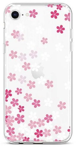 TopQ iPhone SE 2020 silicone Pink Blossom 49598 - Phone Cover - Main image