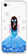TopQ iPhone SE 2020 silicone Blue Princess 49591 - Phone Cover