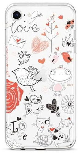 TopQ iPhone SE 2020 silicone Funny 49580 - Phone Cover - Main image