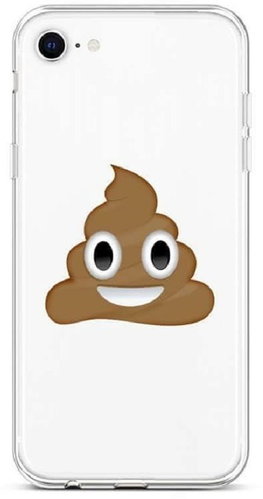 TopQ iPhone SE 2020 silicone Poo 49579 - Phone Cover - Main image