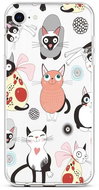 TopQ iPhone SE 2020 silicone Cats 2 49567 - Phone Cover