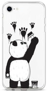 TopQ iPhone SE 2020 silicone Rebel Panda 49566 - Phone Cover