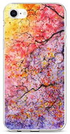 TopQ iPhone SE 2020 silicone Abstract Tree 49558 - Phone Cover