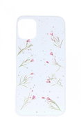 TopQ iPhone 11 silicone Flowers pink 49372 - Phone Cover
