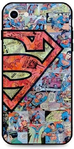TopQ iPhone SE 2020 3D silicone Superman 49719 - Phone Cover - Main image